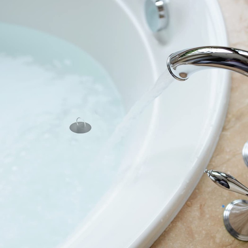 Arcimatto Bathtub Drain Stoppers, 4 Pieces Rubber Sink Stopper Set