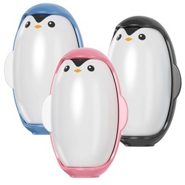 Dokpav 3 PCS Penguin Shapes Reusable Lint Rollers, Portable Hair Lint Remover, Washable Sticky Roller, for Cloth Laundry Sofa Bedding Furniture Car Seats Dust