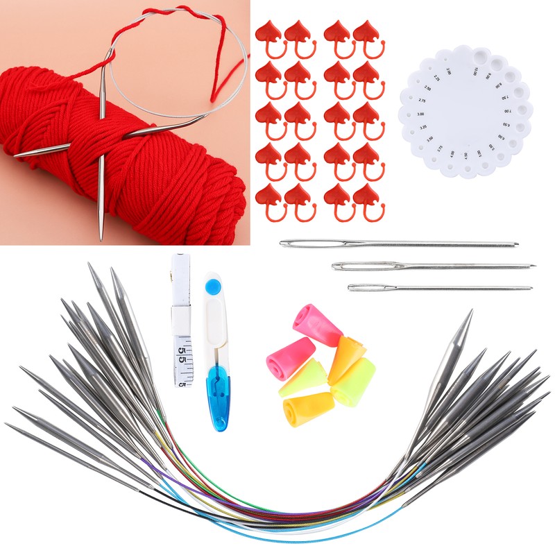 Knitting Needle Set Circular Knit Picks Options Interchangeable Sewing Embroidery