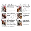 Chicken Diapers for Hens, Roosters - Disposable Lining, Reusable, Adjustable,