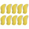 10Pcs Golf Putter Head Cover Iron Club See Through Window