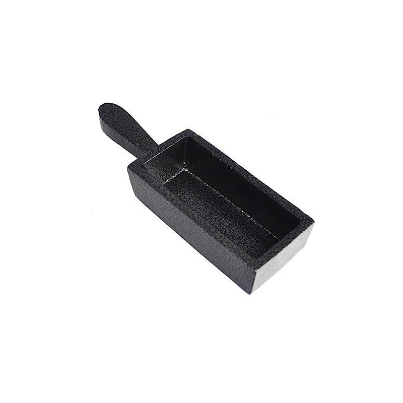 100 oz Troy Ounce Loaf Cast Iron Ingot Mold for