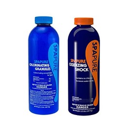 PureSpa SpaPure Granulated Chlorine 2 lb and SpaPure Oxidizing Shock 2.2 lb