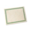 Green Border Paper Certificates - 100 CT