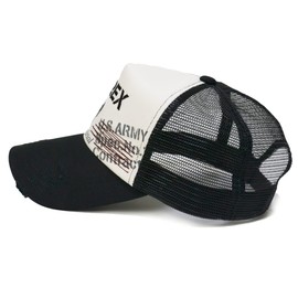 AVIREX United States 17093800 AVIREX Distressed Mesh Cap, Black