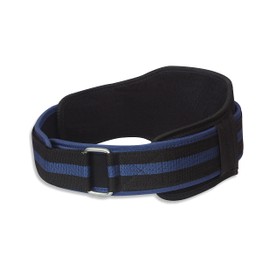 ROBOX Weight Lifting Belt, Gym, Back Support, Bodybuilding, Fitness, Training, Lumbar Support, Neoprene Workout Belt for Men and Women (Blue-Black, Small)