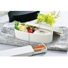 Tatsumiya Magewappa Monotone Slim 1-Tier Lunch Box Mat WH Size: