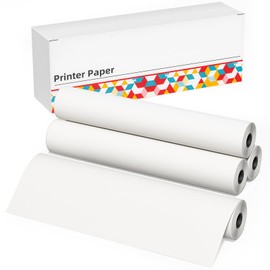 M832 A4 Thermal Paper 4 Rolls Diameter 28 mm Compatible with Portable Printers PokeLabel