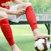 Sports Calf Protector Compression Band Shin Guard Sleeve Blue 2ea