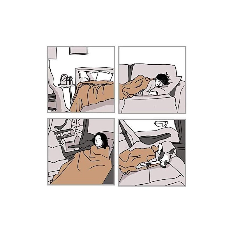 Waffle Honeycomb Throw Blanket Soft Warm Throw Over Sofa Bed