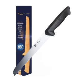 DALSTRONG Titan Forge Serrated Bread Knife, 10 Inch, 7CR17MOV High-Carbon Steel