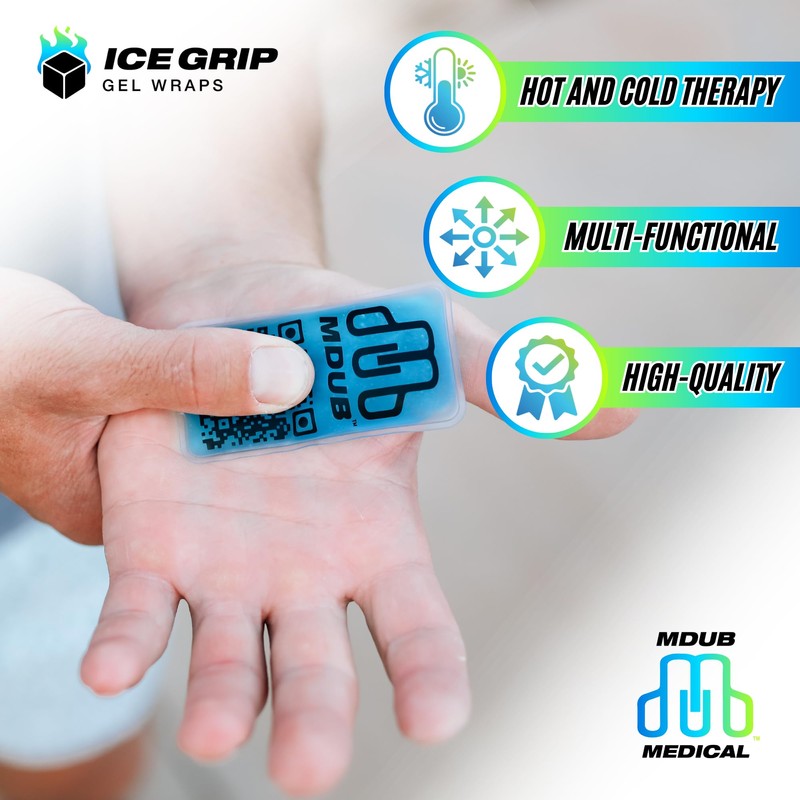 ICE GRIP Ice Packs for Small Isolated, 5 Pack Gel