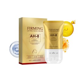 Ah-8 Firming Neck Cream, 120 g Moisturising Neck Cream with Roller Firming Cream for the Neck Ah-8 Neck Firming Creams Roller, Reduces Wrinkles, Wrinkles and Double Chin, Tightens & Lifts the Skin