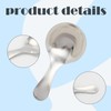10 PCS Silver Short Handle Stainless Steel Mini Scoops for