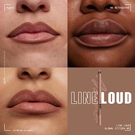 NYX Professional Makeup, Line Loud Lip Liner, Delineador de Labios, Global Citizen