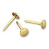 ACCO Brass Paper Fasteners, 1/2", Plated, 1 Box, 100 Fasteners/Box