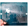 Cabtopia - Jewelry Design Template Stencil Jewelry #3 Crosses