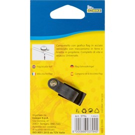 Universal Fahrradklingel aus lackiertem Stahl mit Fahnen