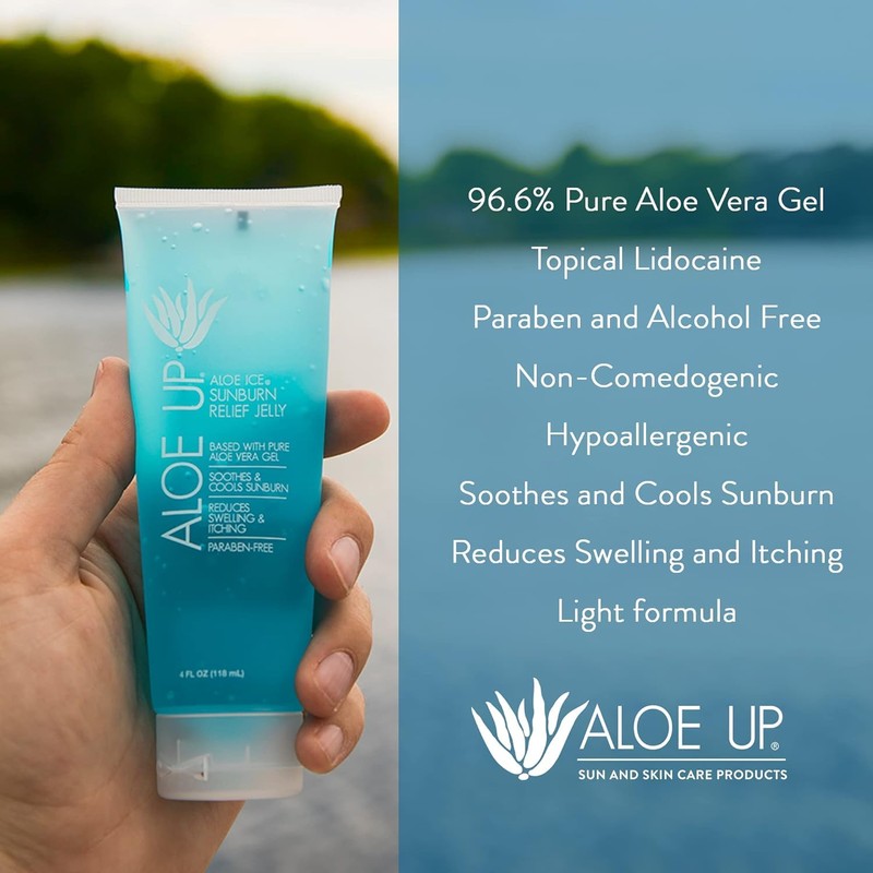ALOE UP Aloe Ice Sunburn Relief Jelly - Face and