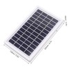 9V Solar Panel, High Efficiency Polysilicon Panel, Portable 3W Solar