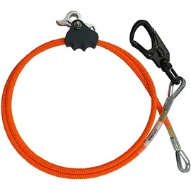 ProClimb All-in-One Adjustable Tree Lanyard Flip Line Kit with Removable Better Grab Adjuster & Aluminum Swivel Snaphook | for Fall Protection, Arborist, Tree Climbers | 1/2 Inch x 15 Feet