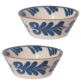 Mino Pottery Mino Ware Southern Wind 135 Bowl, Wind Set of 2, Reversing Bowl M
