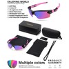 Polarized Sports Sunglasses for Men Women Youth Baseball Cycling Running