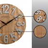 FirsTime & Co. Slat Wood Wall Clock, 22.5", Tan,243