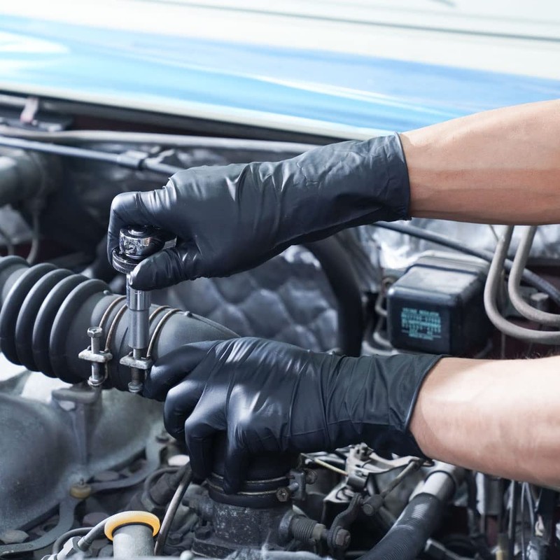 [TOWA CORPORATION] Anti-Static Control No.509 Anti-Static Nitrile Ultra Thin Gloves,