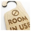 Room In Use Please Do Not Enter Door Sign Wooden