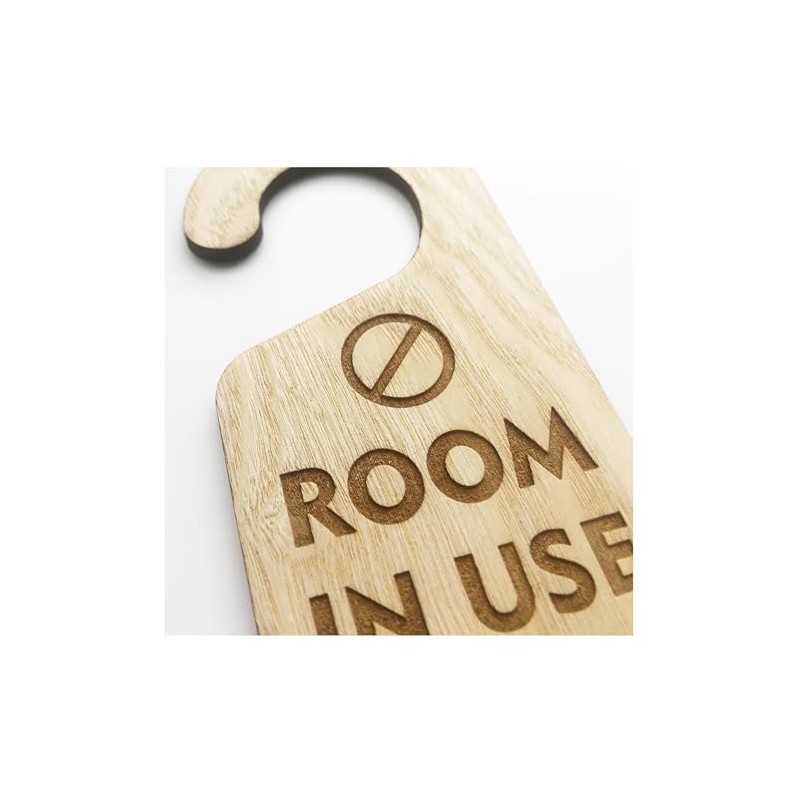Room In Use Please Do Not Enter Door Sign Wooden