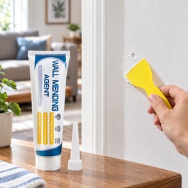 Wall Repair Paste Kit for Cracks and Nail Holes – Easy-to-Apply Wall Mending Compound for DIY Home Touch-Ups, 100g/150g