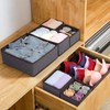 Anyoneer Under Bed Shoe Storage Organizer,Sturdy Structure,Adjustable Dividers,Reinforced Handle,Sturdy Zipper,Fits