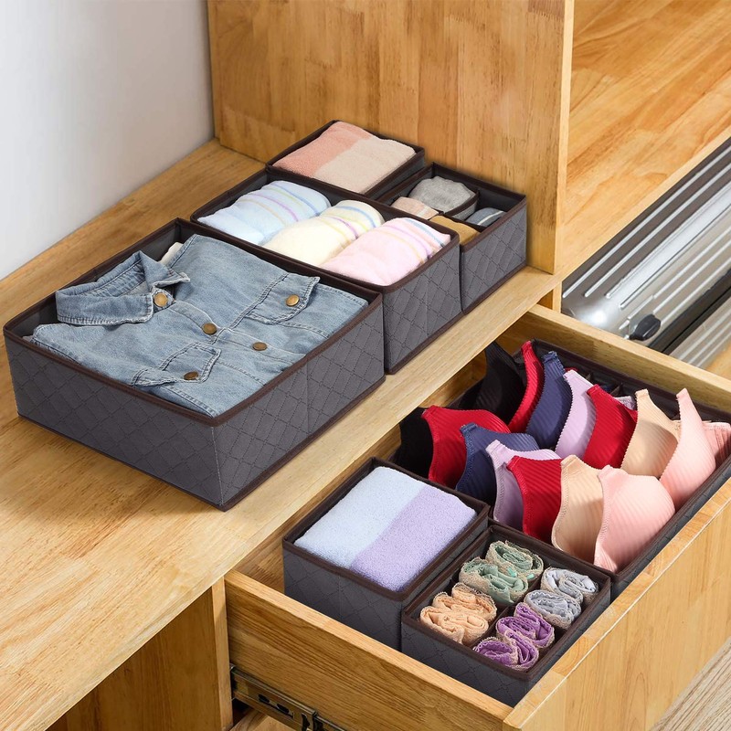 Anyoneer Under Bed Shoe Storage Organizer,Sturdy Structure,Adjustable Dividers,Reinforced Handle,Sturdy Zipper,Fits