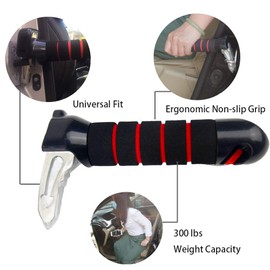 ZipSeven Portable Car Handle Heavy Duty Automotive Handle Assistance Mobility Aid Auto Assist Grab Bar Vehicle Seat Transfer Handles Handicapped Accessories for Able Elderly