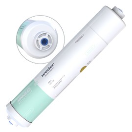 Woder WD-GEN4-2512-JG (New WD-10K-ADV-JG) Inline Water Filter w ¼” JG Fittings - WQA Certified Ultra High Capacity. USA Made. Chlorine, HM, PFAS, LEAD removal.