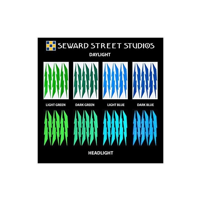 Seward Street Studios Reflective Decals Lightning Set – Lightning Reflector