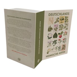 Booksafe Plant Book - Germany's Native Species Book Hideaway with Botanical Theme for Nature Lovers