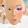 INTERACTING MAKEUP Tablero De Modelo Cara De Práctica De Maquillaje