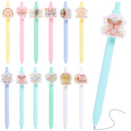 Wxiben Occupational Therapy Pens Gifts - 12 Pcs OT Month Retractable Ballpoint Pens Therapist Appreciation Gift Favor for Women Assistant Doctor Nurse Medical Office Holiday Party Supplies