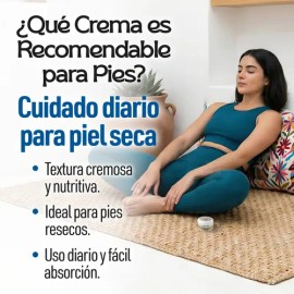 Crema Humectante Pies Resecos Vitamina E 55g Ga Tlali - Crema para Piel Seca, Ideal para Hidratar Profundamente los Pies - Vitamina E y Aceites Natura