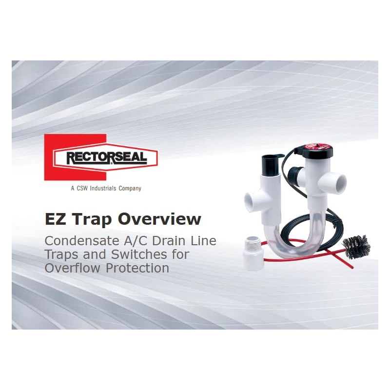 RectorSeal EZ Trap 83114 Light Duty CRS Trap, Easy Installation,