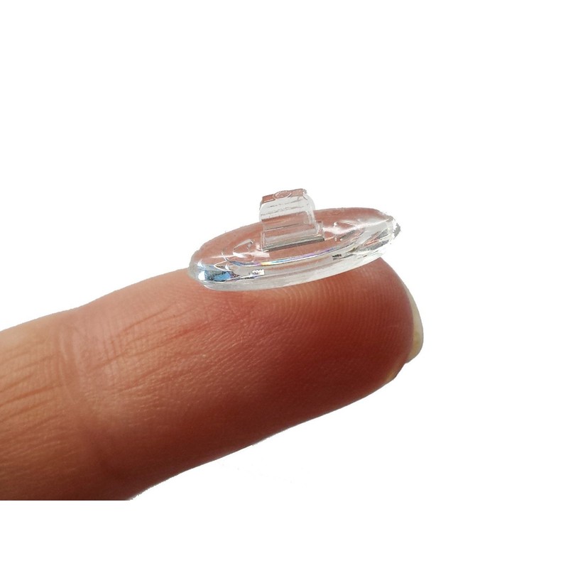 ASKANA 3 Pairs Oval-Shaped Push in # 2 Silicone Nose