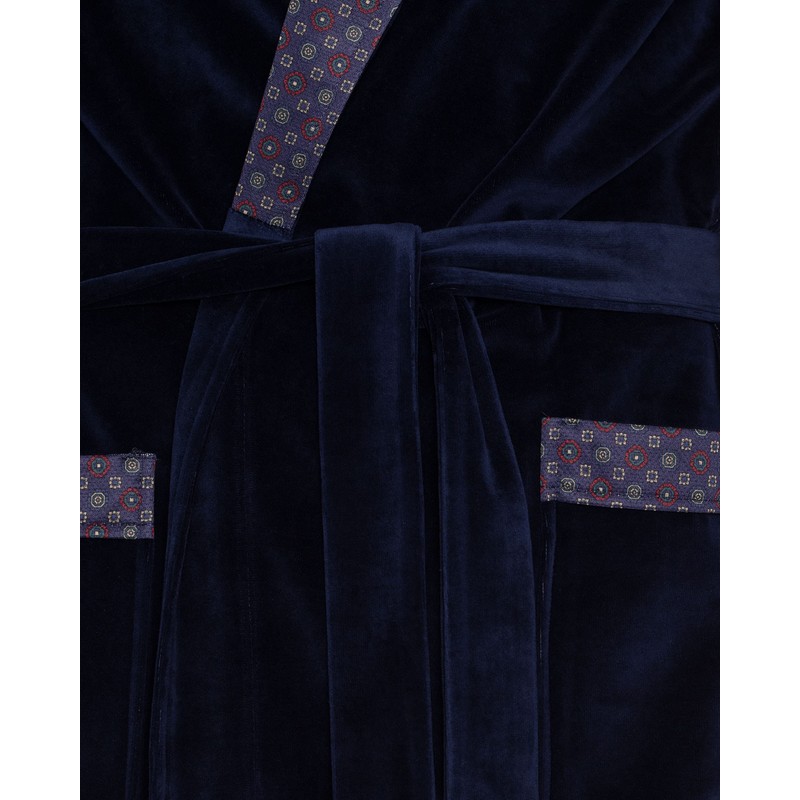 Revise Joel RE-101 Men's Velour Dressing Gown - Long and