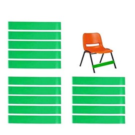 15 Pack Chair Bands for Kids with Fidgety Feet, Flexible Seating for Classroom Elementary, Ideal for ADHD, Autism, Hyperactivity, Teacher Must Haves(Green)