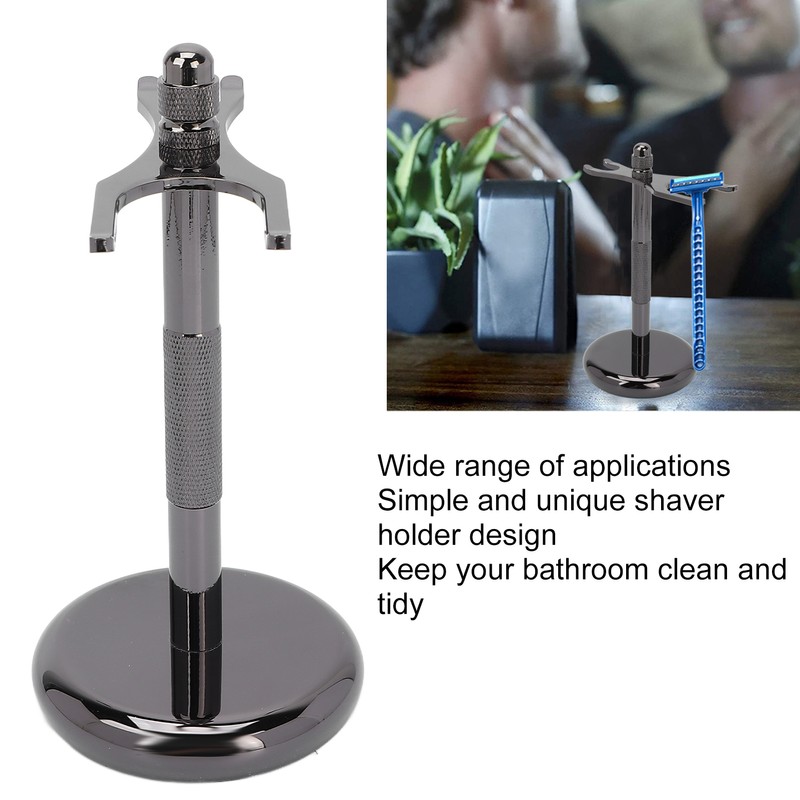 Stainless Steel Safety Razor Stand Falling Prevention Shaver Stand Bracket