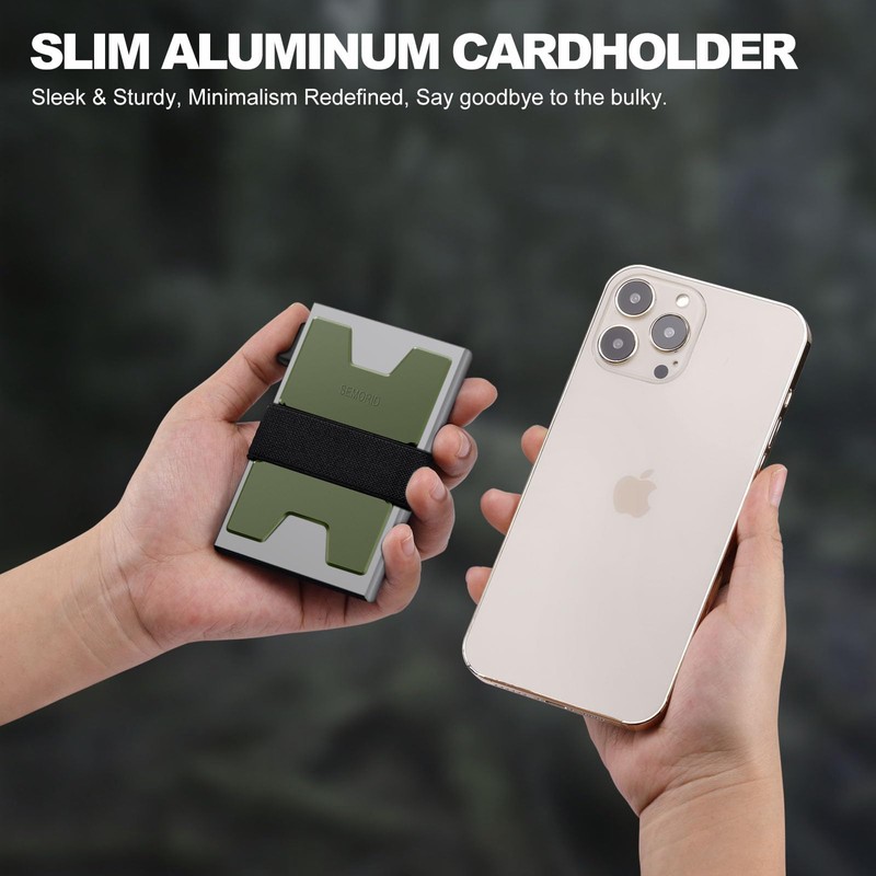 SEMORID Mens Wallet, Slim Wallet for Men, Pop Up Credit