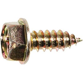 AMZ Clips And Fasteners Phillips Hex Washer Head License Plate Screw M6 X 16mm