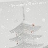 Mini Santa Greeting Life Christmas Card Japanese Style Kyoto SJ-29