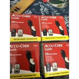 Roche 100 ACCU-CHECK Guide Test Strips - new mint  Exp 08/2025+++ Sale 29